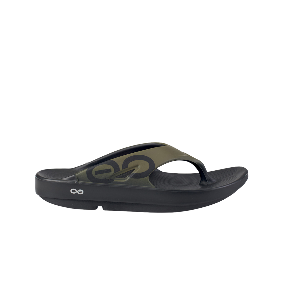 UPSO6G101K5 OOFOS Ooriginal Sport Dark Khaki Unisex Flip Flops