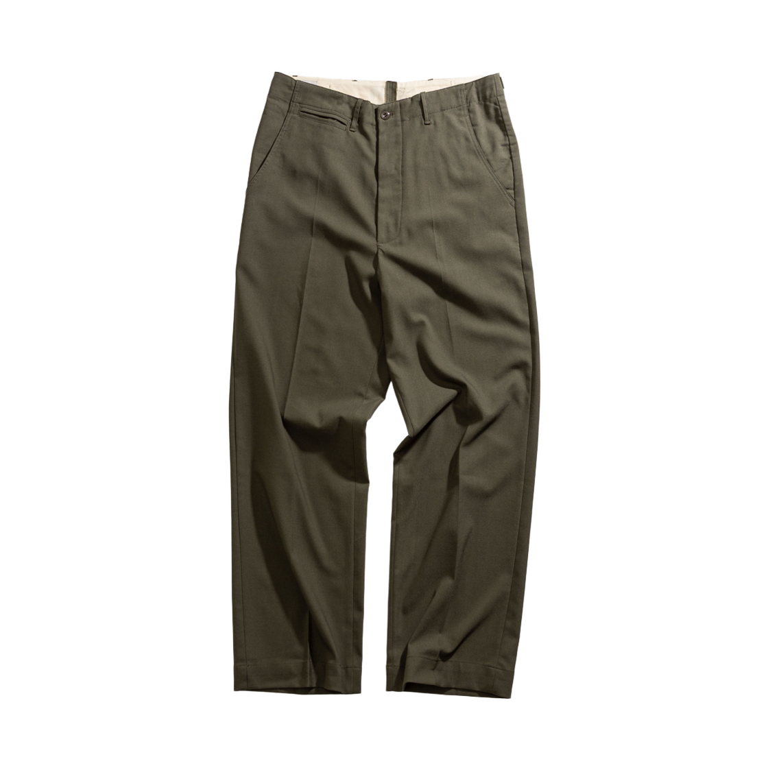 헤이스트 울 오피서 트라우저 올리브(HEYSTE Wool Officer Trouser Olive)