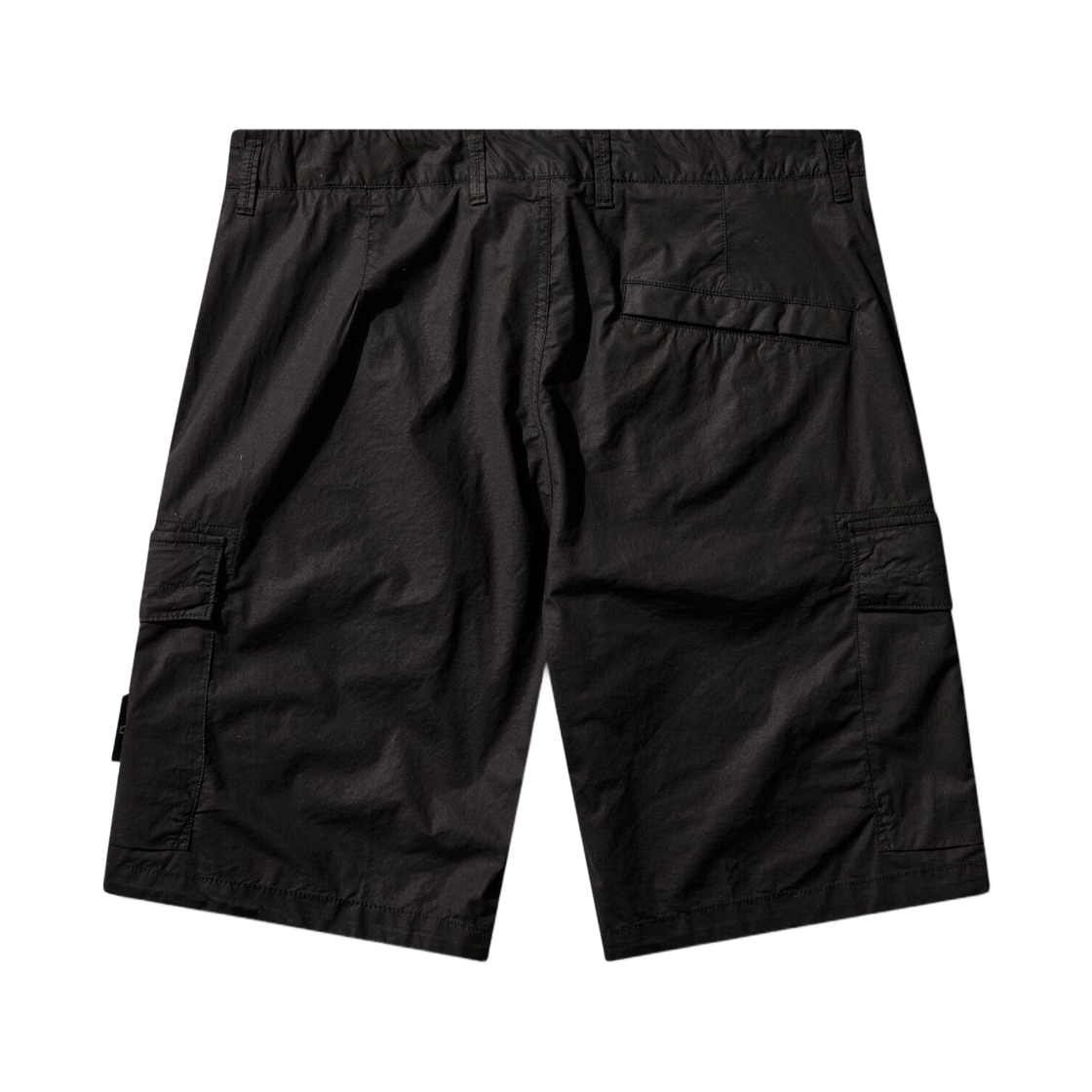 스톤 아일랜드 100020 스트레치 코튼 텔라 파라슈트 카고 쇼츠 블랙 - 26SS(Stone Island 100020 Stretch Cotton Tela Paracadute Cargo Shorts Black - 26SS) - 2