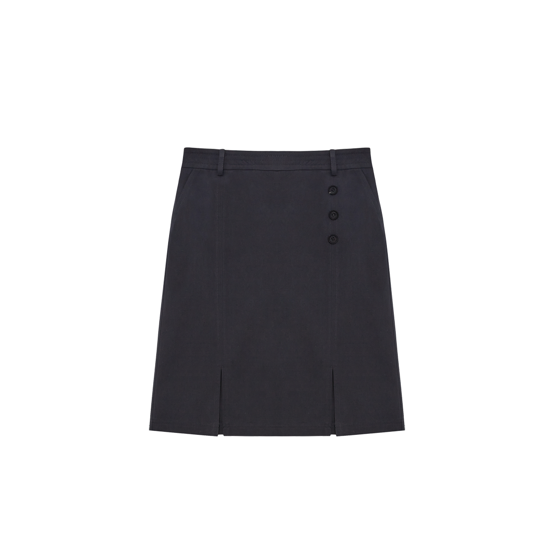 사로스 코튼 스커트 네이비(Saros Cotton Skirts Navy)