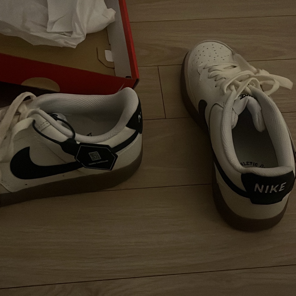Nike Court Vision Low Sail Light Orewood Brown 착용 스타일