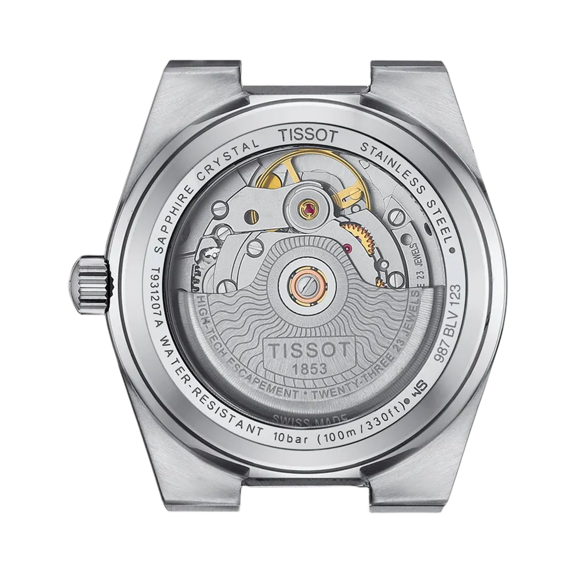 티쏘 PRX 파워매틱 80 35mm 스테인리스 스틸 실버 & 18K 골드 베젤(Tissot PRX Powermatic 80 35mm Stainless Steel Silver & 18K Gold Bezel) - 2