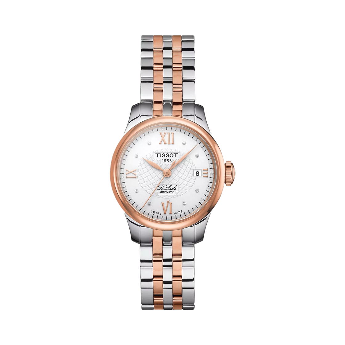 티쏘 르로끌 오토매틱 25.3mm 스테인리스 스틸 실버 다이아몬드(Tissot Lelocle Automatic 25.3mm Stainless Steel Silver Diamond) - 1