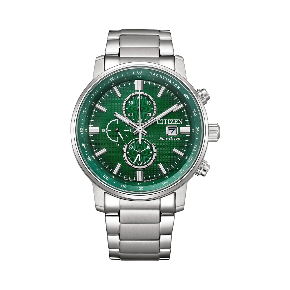 시티즌 에코드라이브 43mm 스테인리스 스틸 그린 실버(Citizen Eco-Drive 43mm Stainless Steel Green Silver) - 1