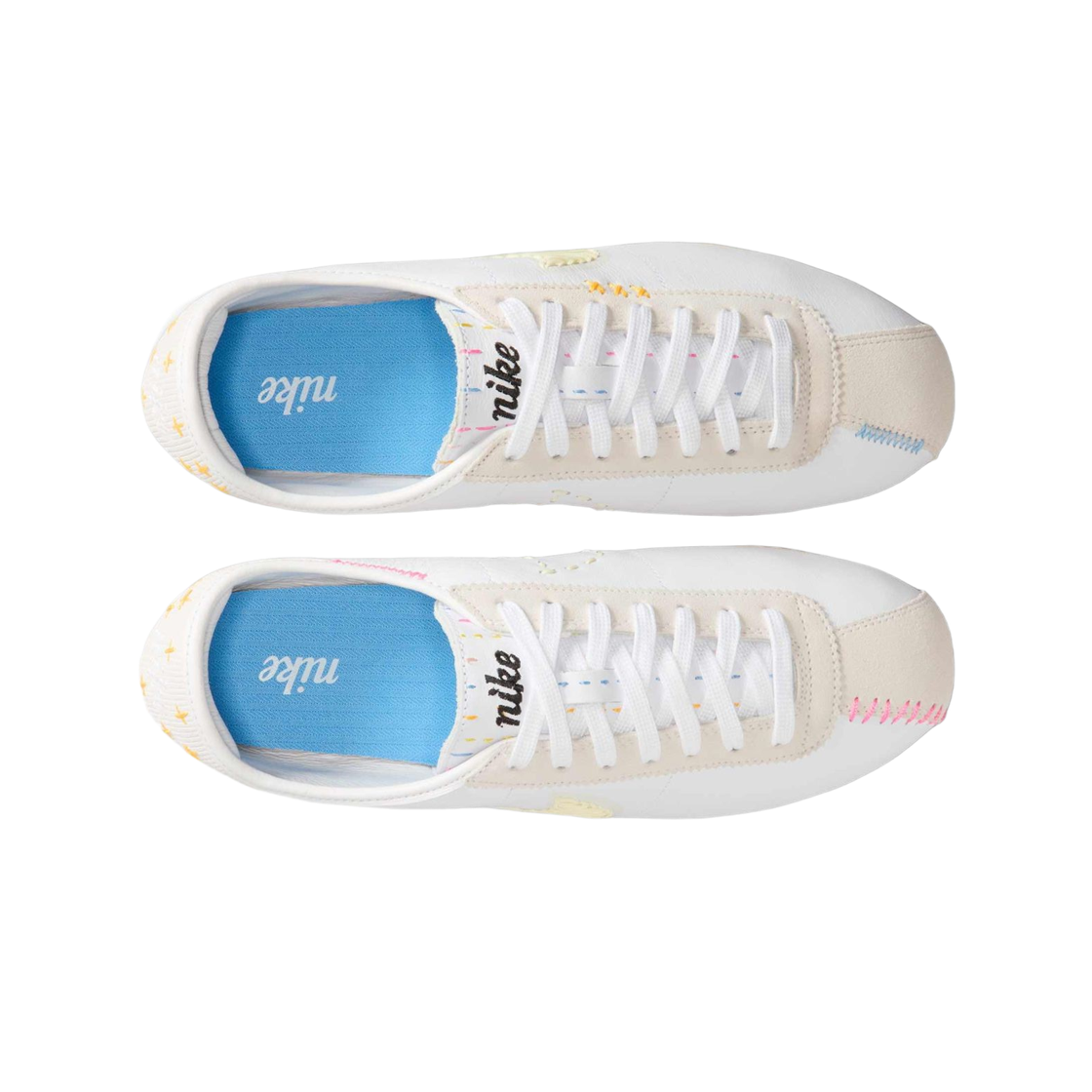 (W) 나이키 코르테즈 레더 화이트 코코넛 밀크((W) Nike Cortez Leather White Coconut Milk) - 2
