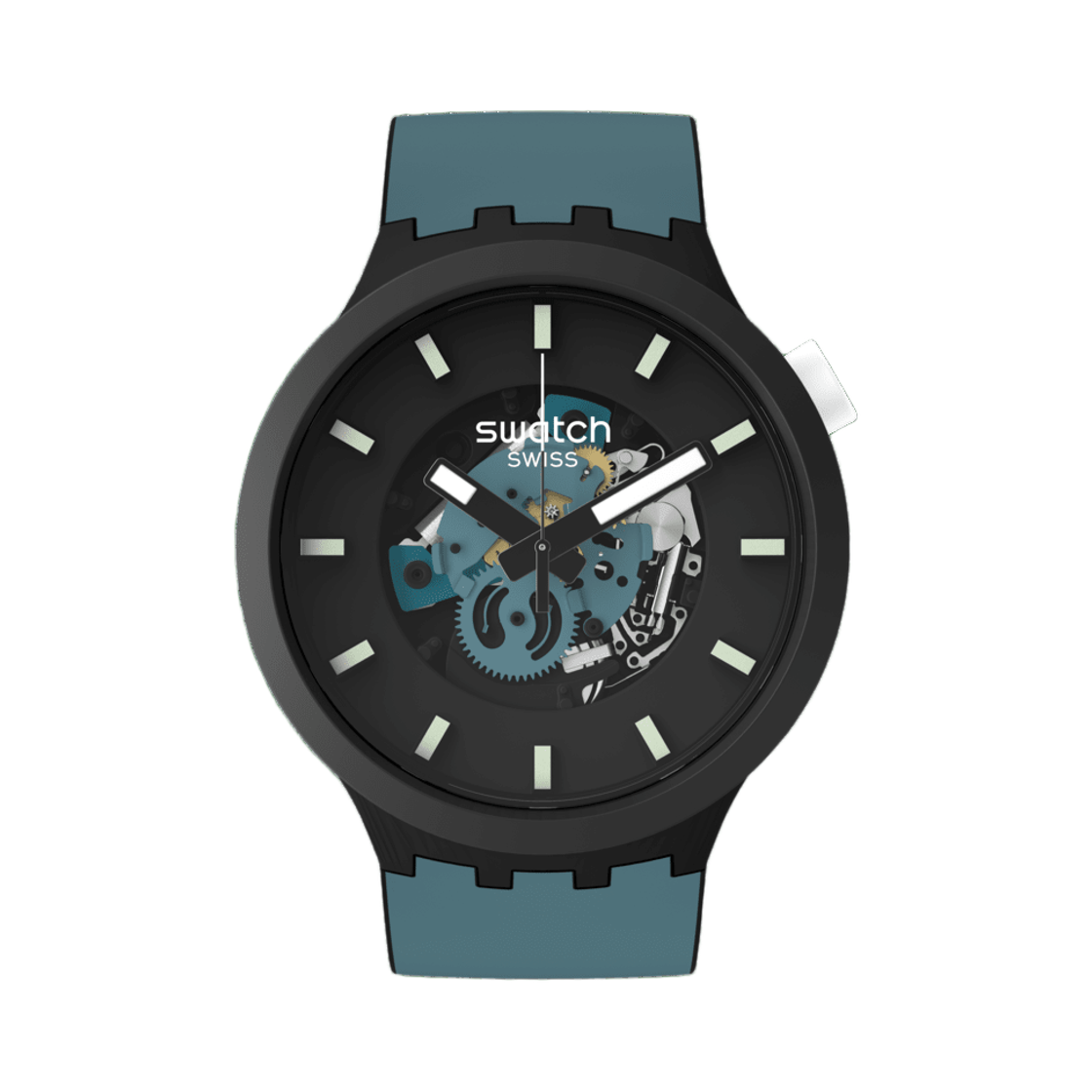 스와치 나이트 트립 47mm 쿼츠 블랙(Swatch Night Trip 47mm Quartz Black) - 1