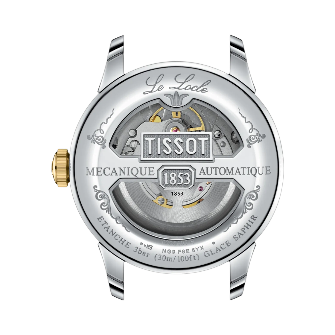 티쏘 르로끌 오토매틱 39.3mm 스테인리스 스틸 옐로우 골드 그린(Tissot Lelocle Automatic 39.3mm Stainless Steel Yellow Gold Green) - 2