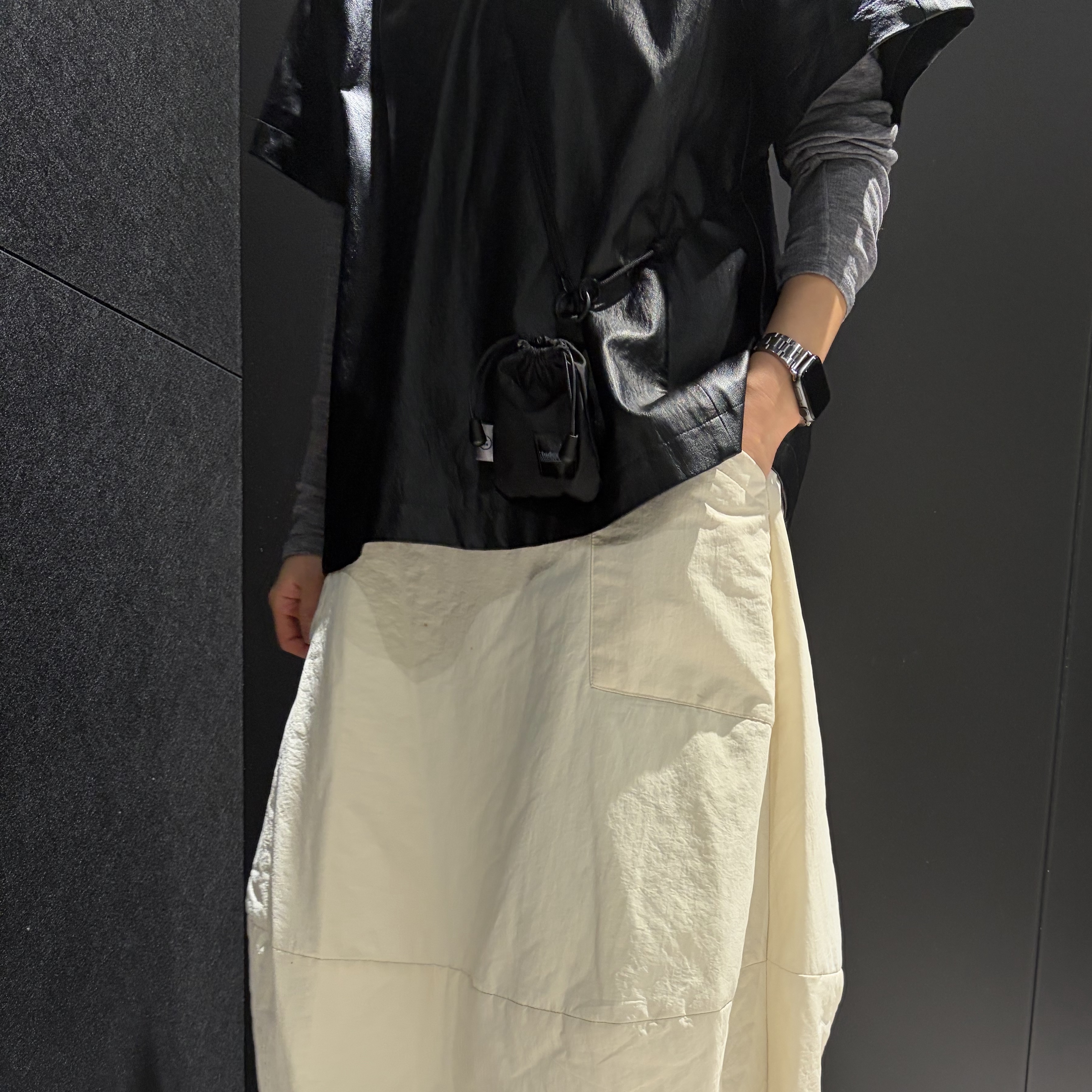 Index&Co. Movin 1012 Key Sling Pocket BK, Index&Co. Movin 611 Key Sling Pocket Man BK 착용 스타일 - 3