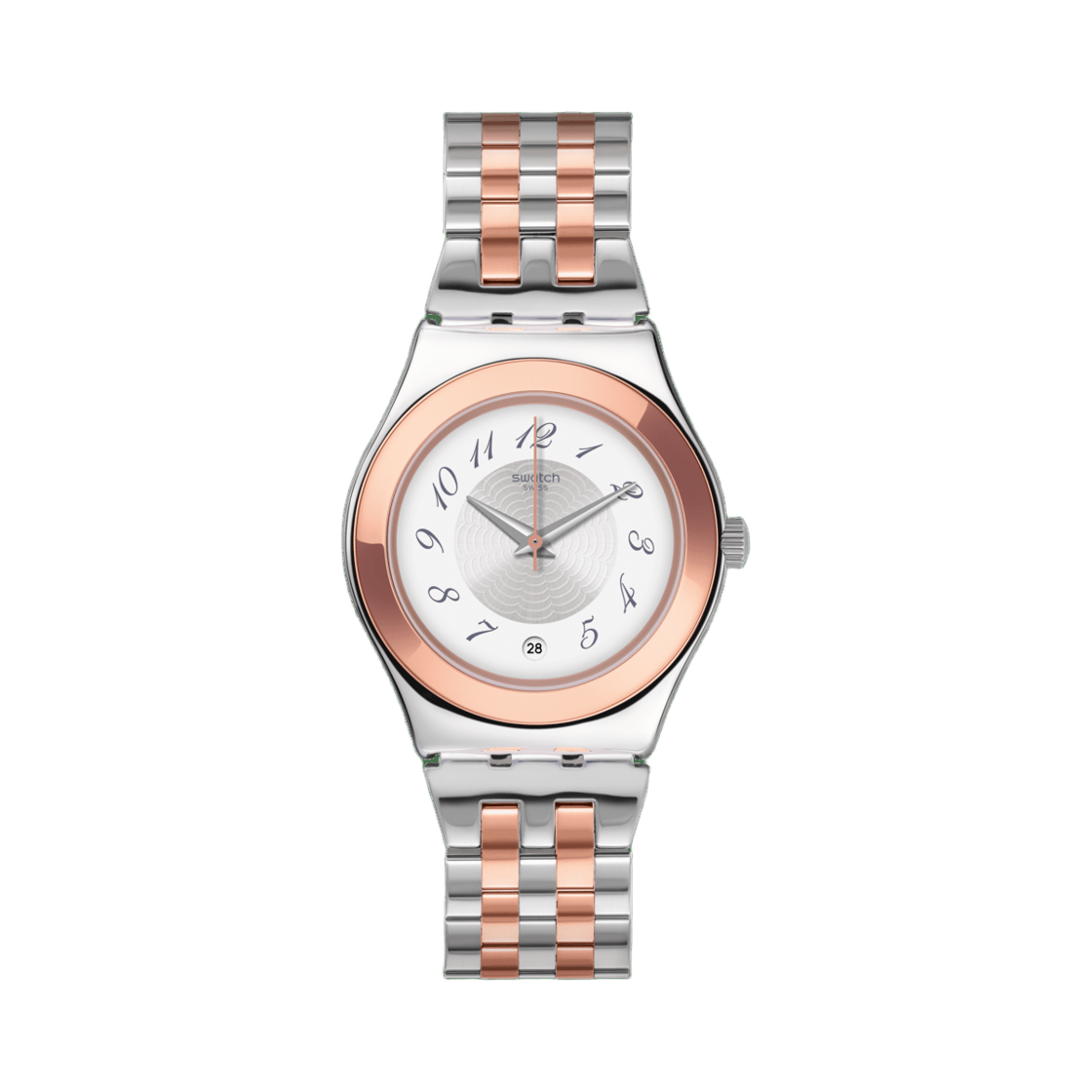 스와치 미드믹스 33mm 쿼츠 실버 화이트(Swatch Midimix 33mm Quartz Silver White) - 1