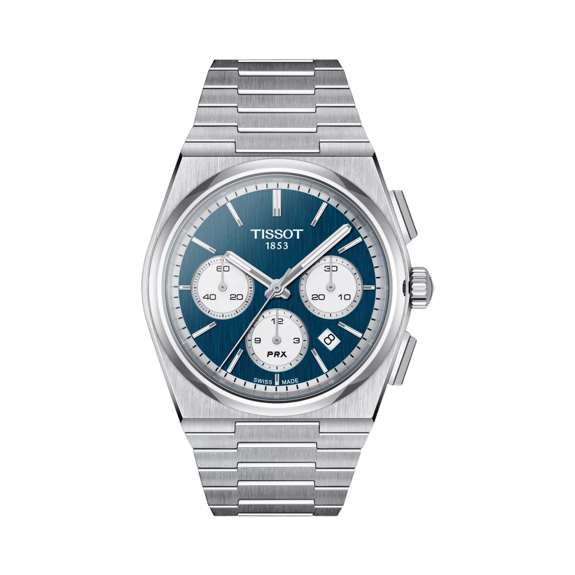 티쏘 PRX 오토매틱 크로노그래프 42mm 스테인리스 스틸 블루(Tissot PRX Automatic Chronograph 42mm Stainless Steel Blue) - 1