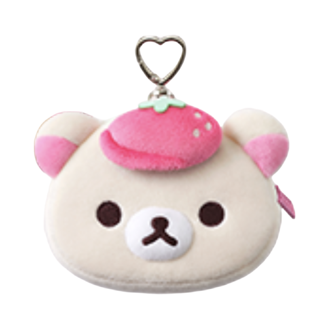 - San-X x Ediya Rilakkuma Doll Pouch Keyring Korilakkuma