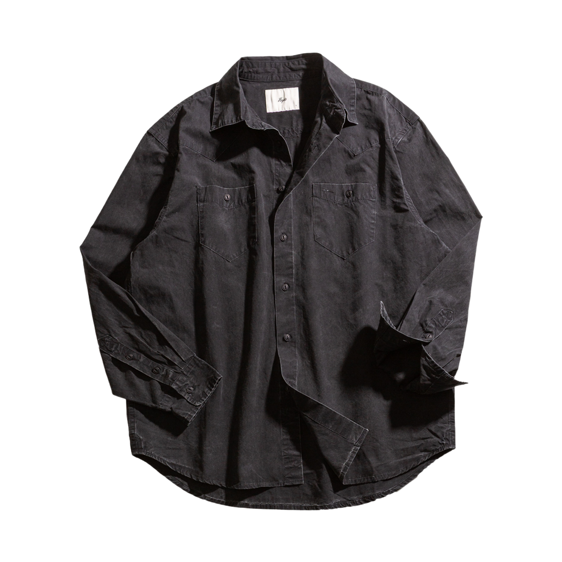 헤이스트 빈티지 웨스턴 포플린 셔츠  빈티지블랙(HEYSTE Vintage Western Poplin Shirt / Vintage Black) - 1