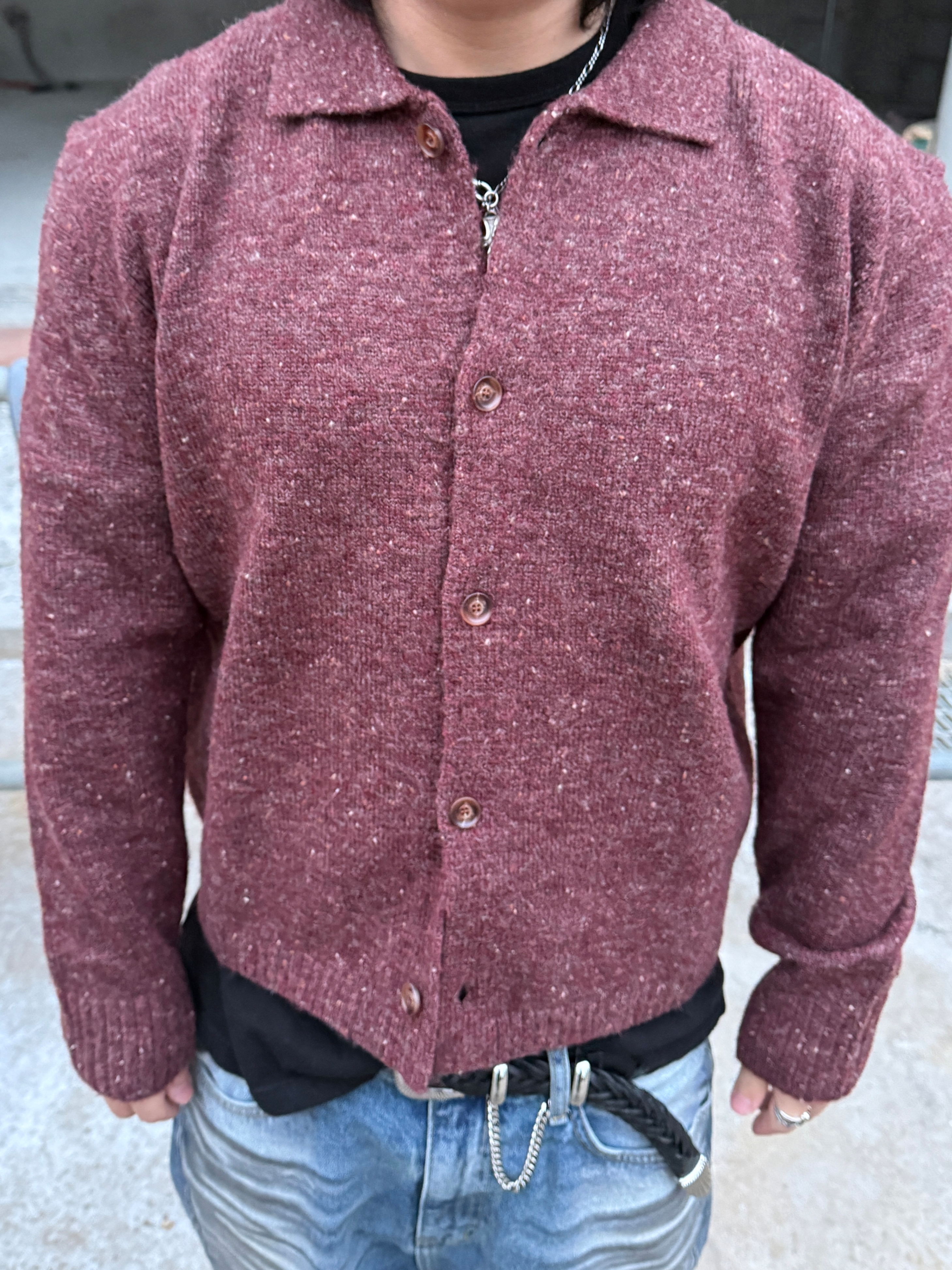 noun Nep Yarn Collar Cardigan Wine, [KREAM 단독] Kamien x KOIN SEOUL K Logo Ball Cap Black 착용 스타일 - 9