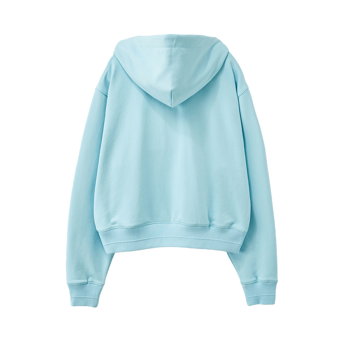 세터 우먼 로렌 스몰 로고 리벳 후드 티셔츠 스카이 블루(SATUR W Loren Small Logo Rivet Hoodie Sky Blue) - 2