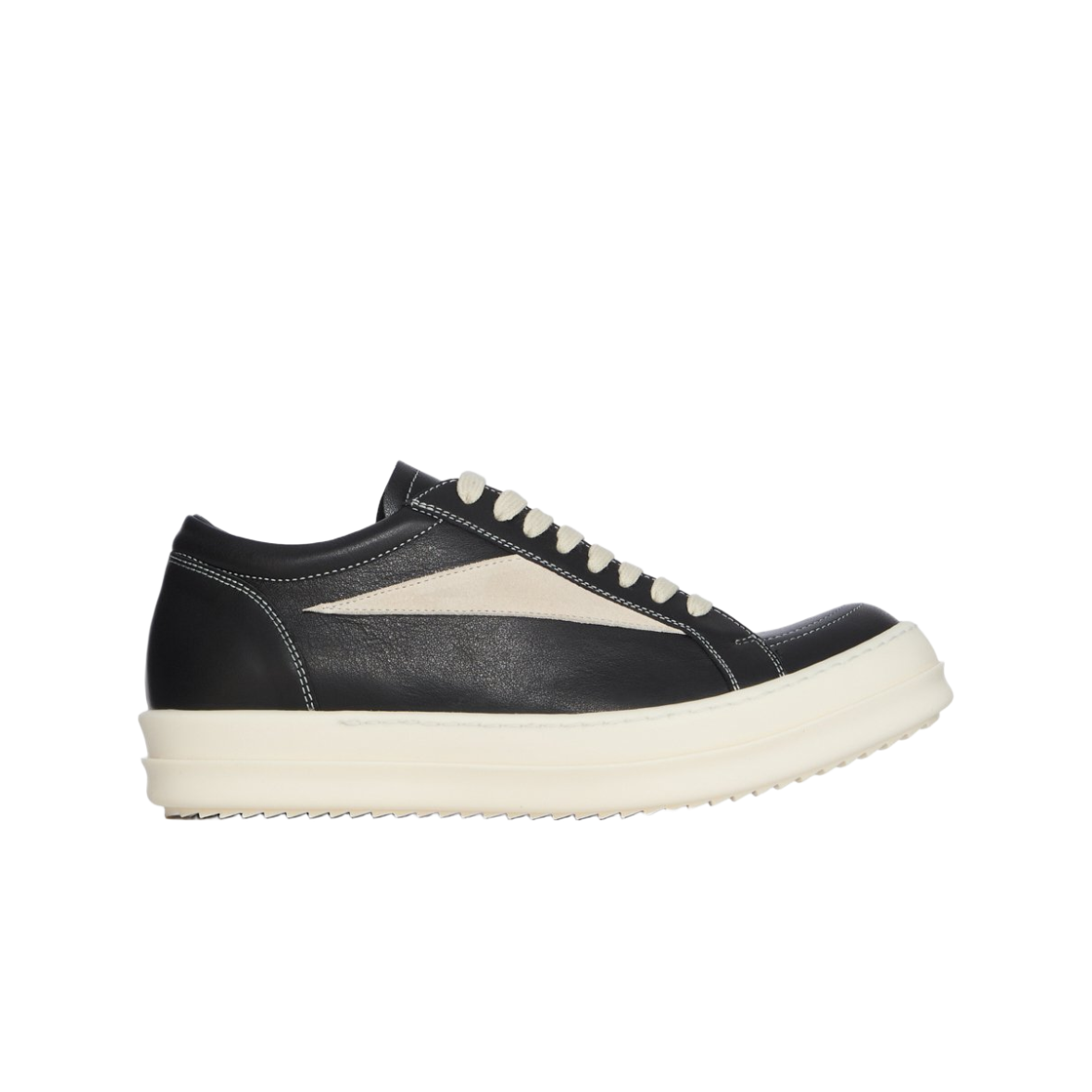 RU01F2897LCOLVS-911 Rick Owens Temple Vintage Sneakers Black Milk
