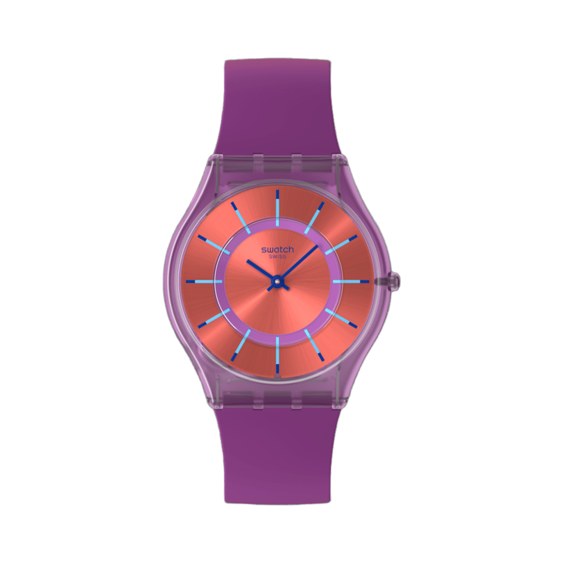 스와치 스위트 스트로베리 드림 34mm 쿼츠 퍼플(Swatch Sweet Strawberry Dream 34mm Quartz Purple) - 1