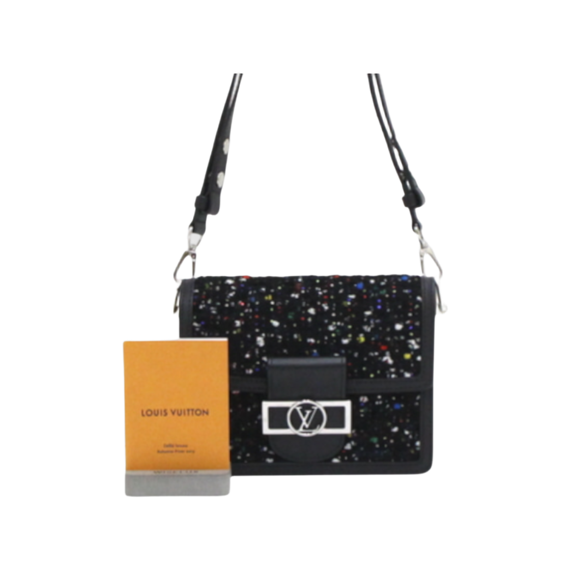 IT2Q73D6KR9C Louis Vuitton Tweed Mini Dauphine Shoulder Bag & Crossbody