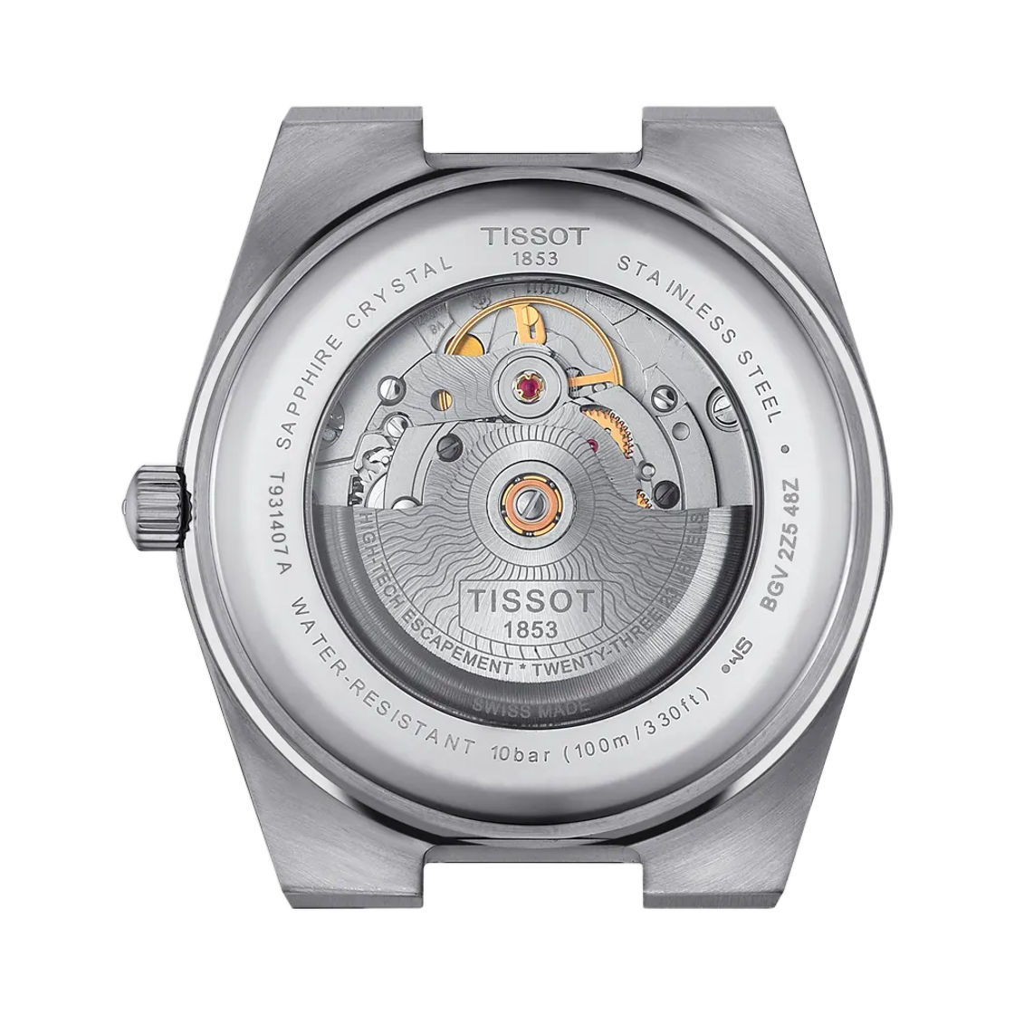 티쏘 PRX 파워매틱 80 40mm 스테인리스 스틸 실버 & 18K 골드 베젤(Tissot PRX Powermatic 80 40mm Stainless Steel Silver & 18K Gold Bezel) - 2