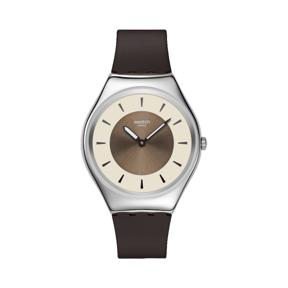 스와치 헤이즐 딜라이트 38mm 쿼츠 브라운 베이지(Swatch Hazel Delight 38mm Quartz Brown Beige)