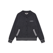 Saros Knit Cardigan Charcoal 1
