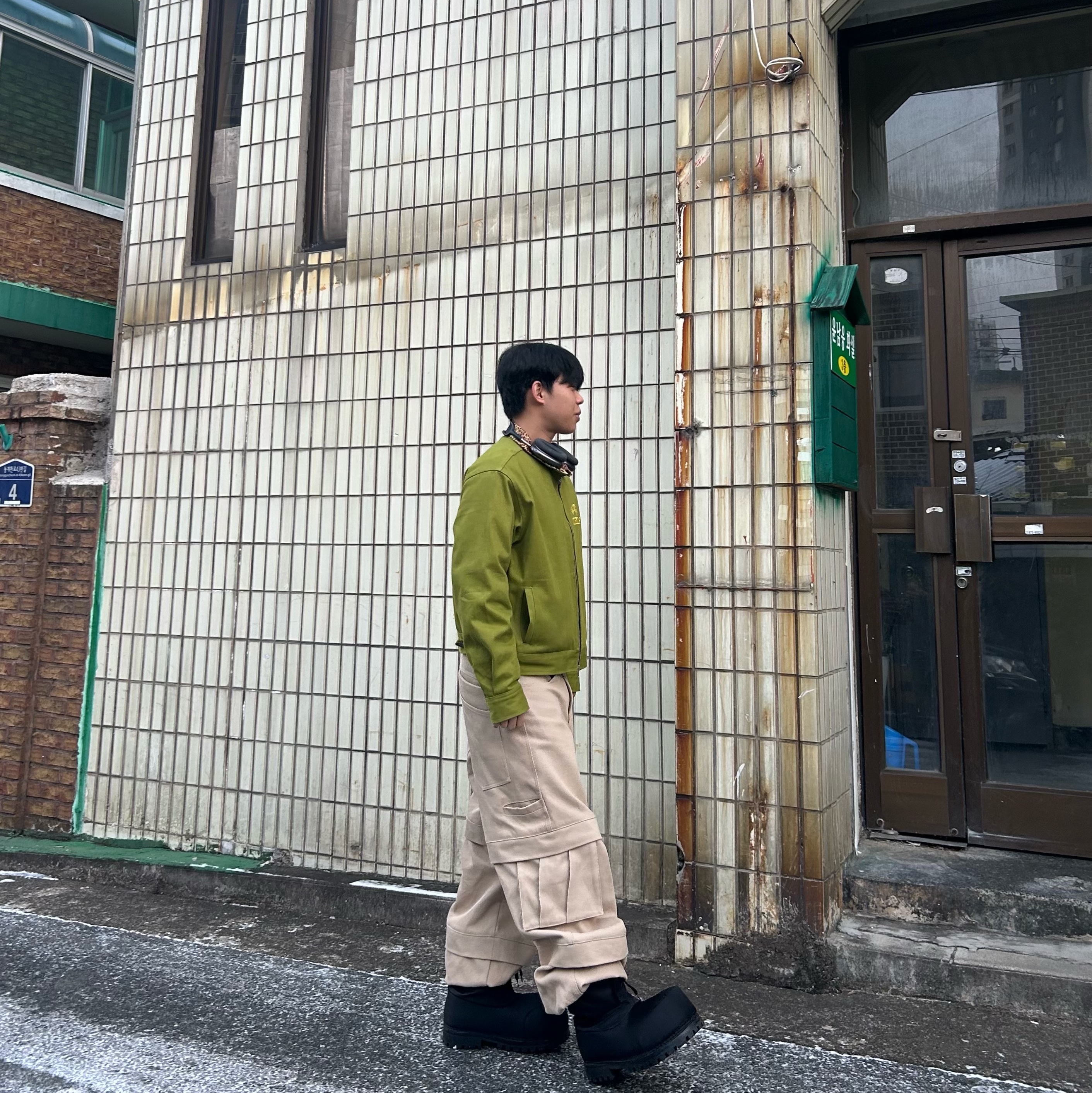 Kamien Titan Baggy Pants Beige, Honey Scoop House Honey Originals Work Jacket Lime 착용 스타일