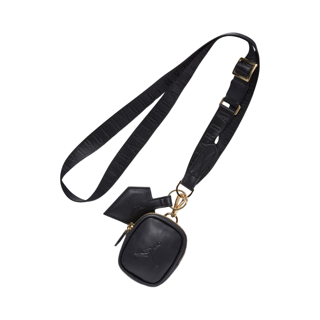 IO1742-043 Jordan Trophy Convertible Lanyard Black Gold