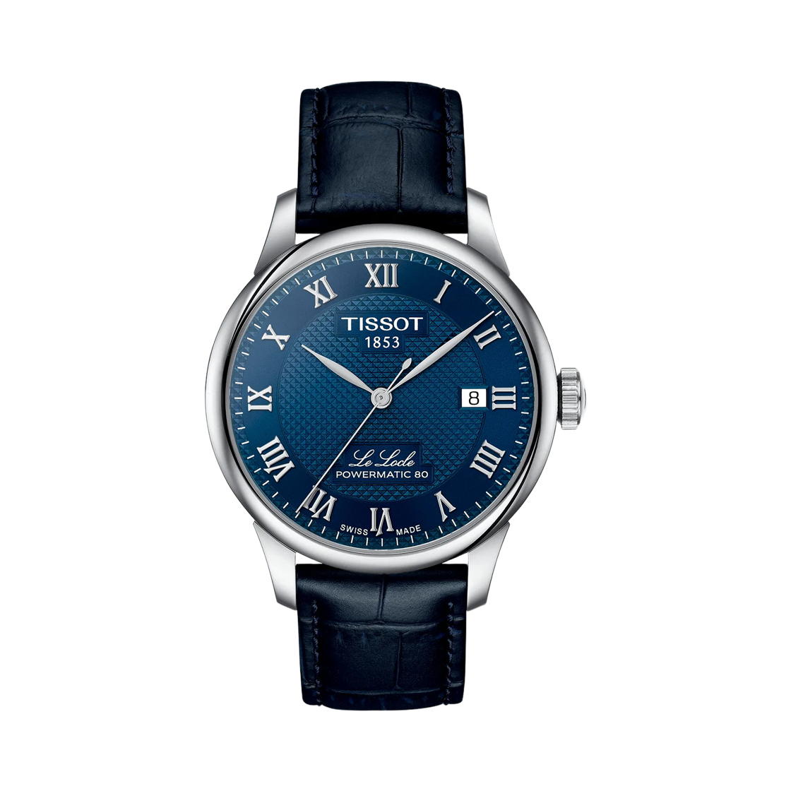 T0064071604300 Tissot Lelocle Powermatic 80 39.3mm Stainless Steel Blue