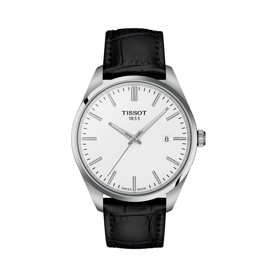 T1504101601100 Tissot PR 100 Quartz 40mm Stainless Steel White Black