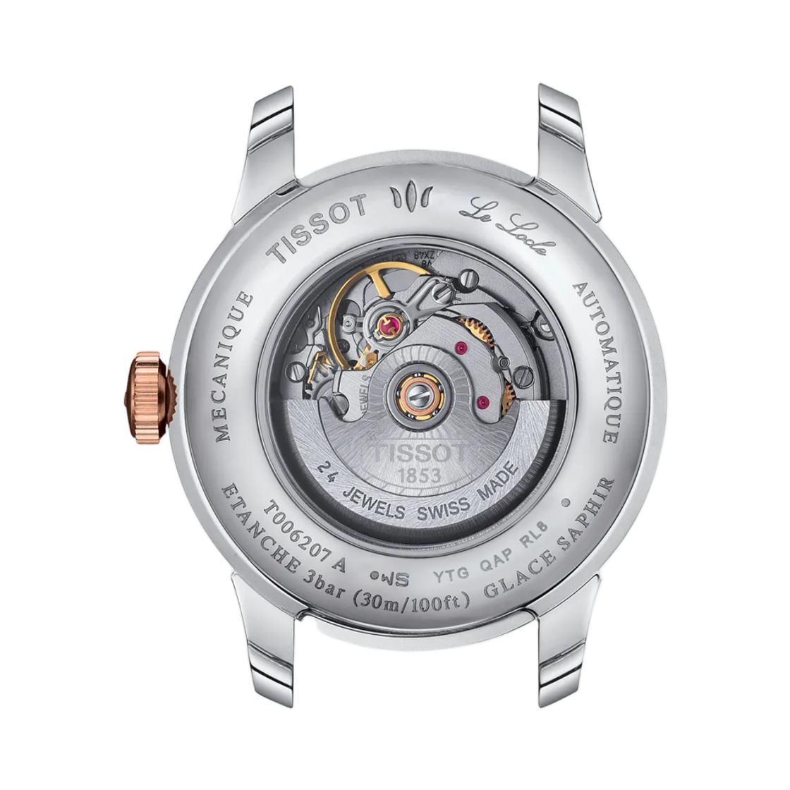 티쏘 르로끌 29mm 스테인리스 스틸 로즈 골드 그린 다이아몬드(Tissot Lelocle 29mm Stainless Steel Rose Gold Green Diamond) - 2