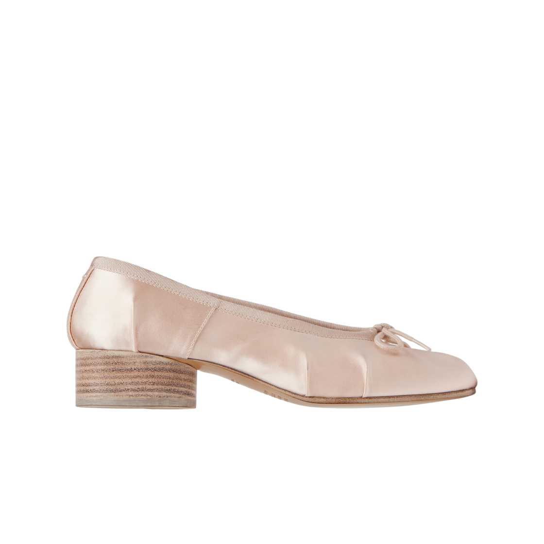 (W) 메종 마르지엘라 타비 사틴 발레리나 알바((W) Maison Margiela Tabi Satin Ballerina Alba) - 1