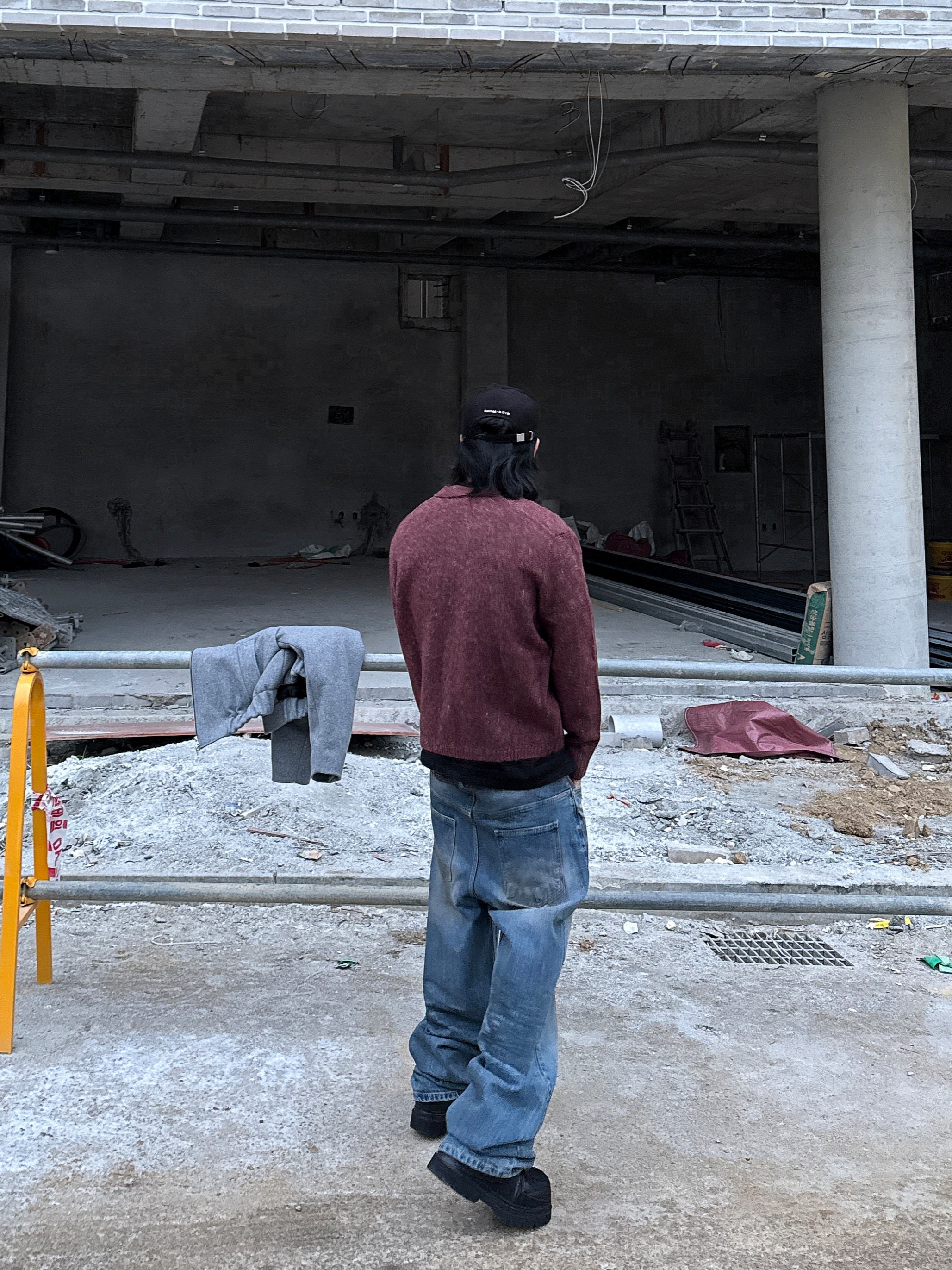 noun Nep Yarn Collar Cardigan Wine, [KREAM 단독] Kamien x KOIN SEOUL K Logo Ball Cap Black 착용 스타일 - 7