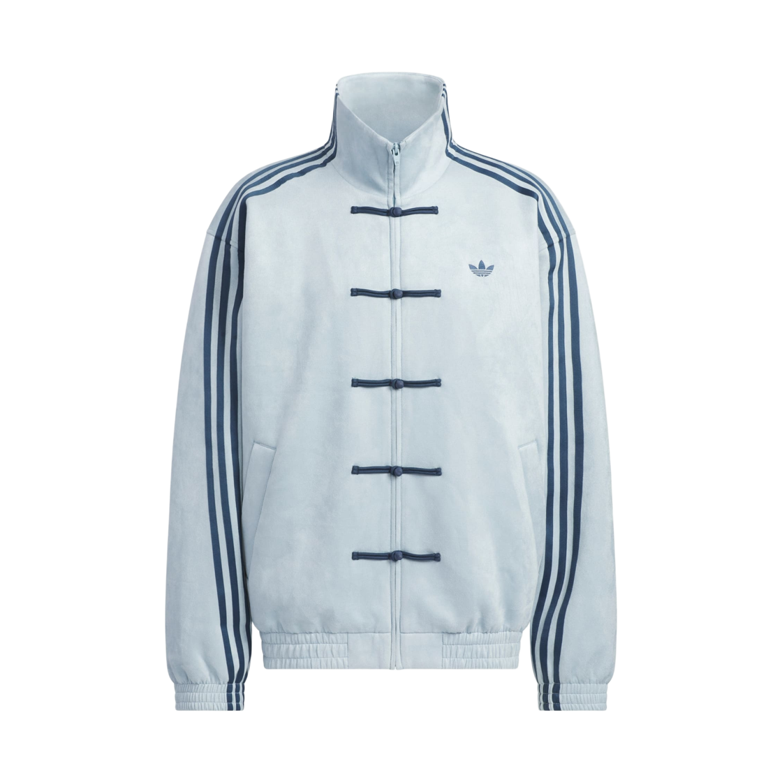 아디다스 뉴 차이니즈 스타일 트랙 탑 애쉬 그레이 - US 사이즈(Adidas New Chinese Style Track Top Ash Grey - US Sizing) - 1