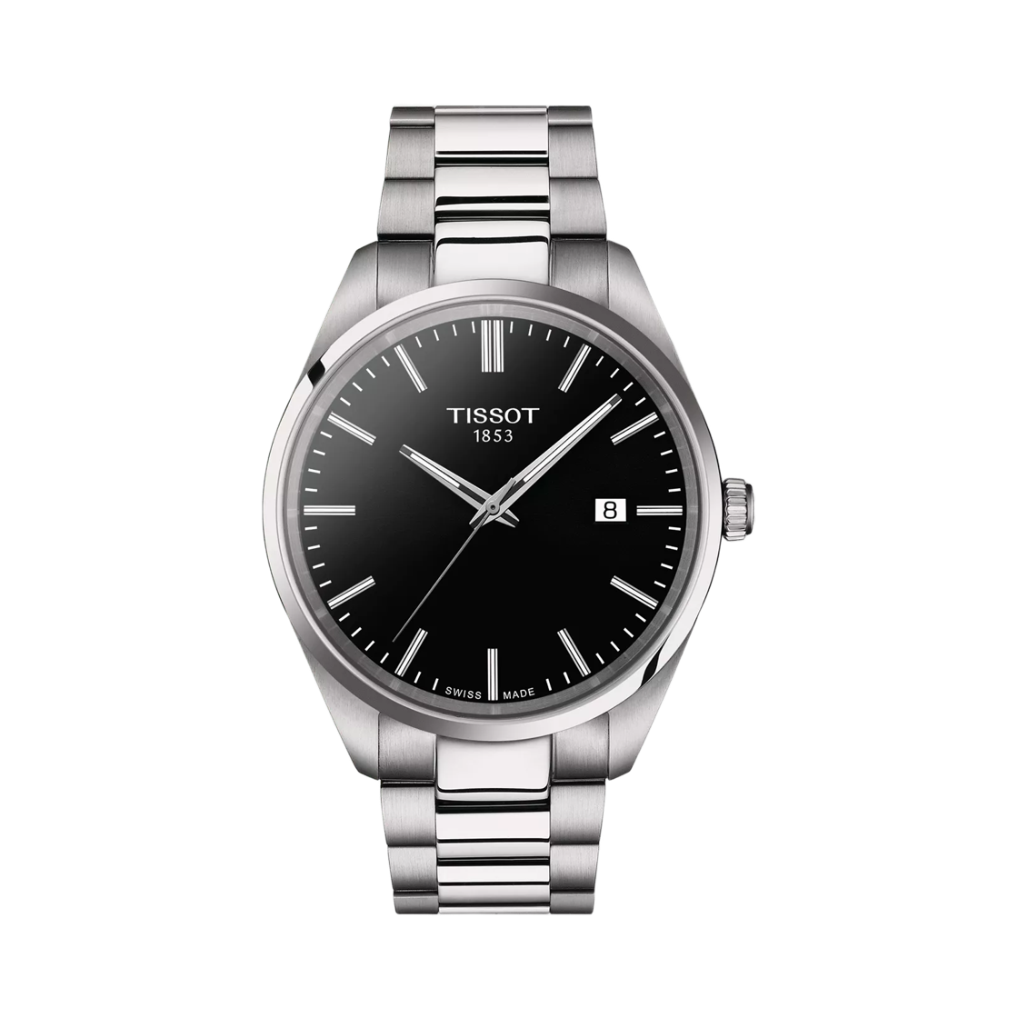 티쏘 PR 100 쿼츠 40mm 스테인리스 스틸 블랙(Tissot PR 100 Quartz 40mm Stainless Steel Black) - 1