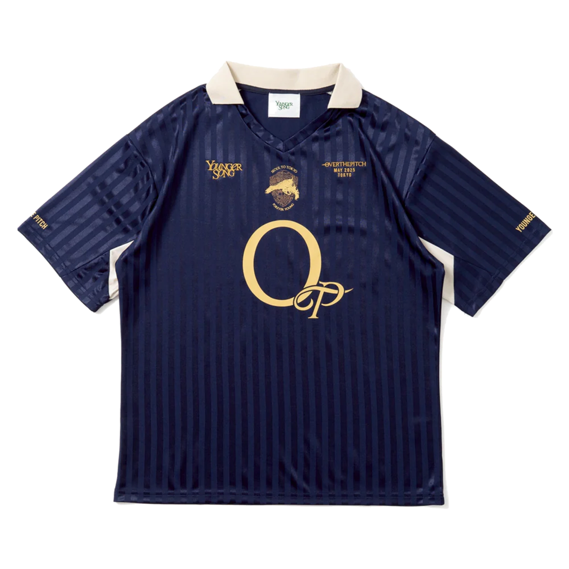 영거송 x 오버더피치 게임셔츠 네이비(Younger Song x Over The Pitch SS Game Shirt Navy)