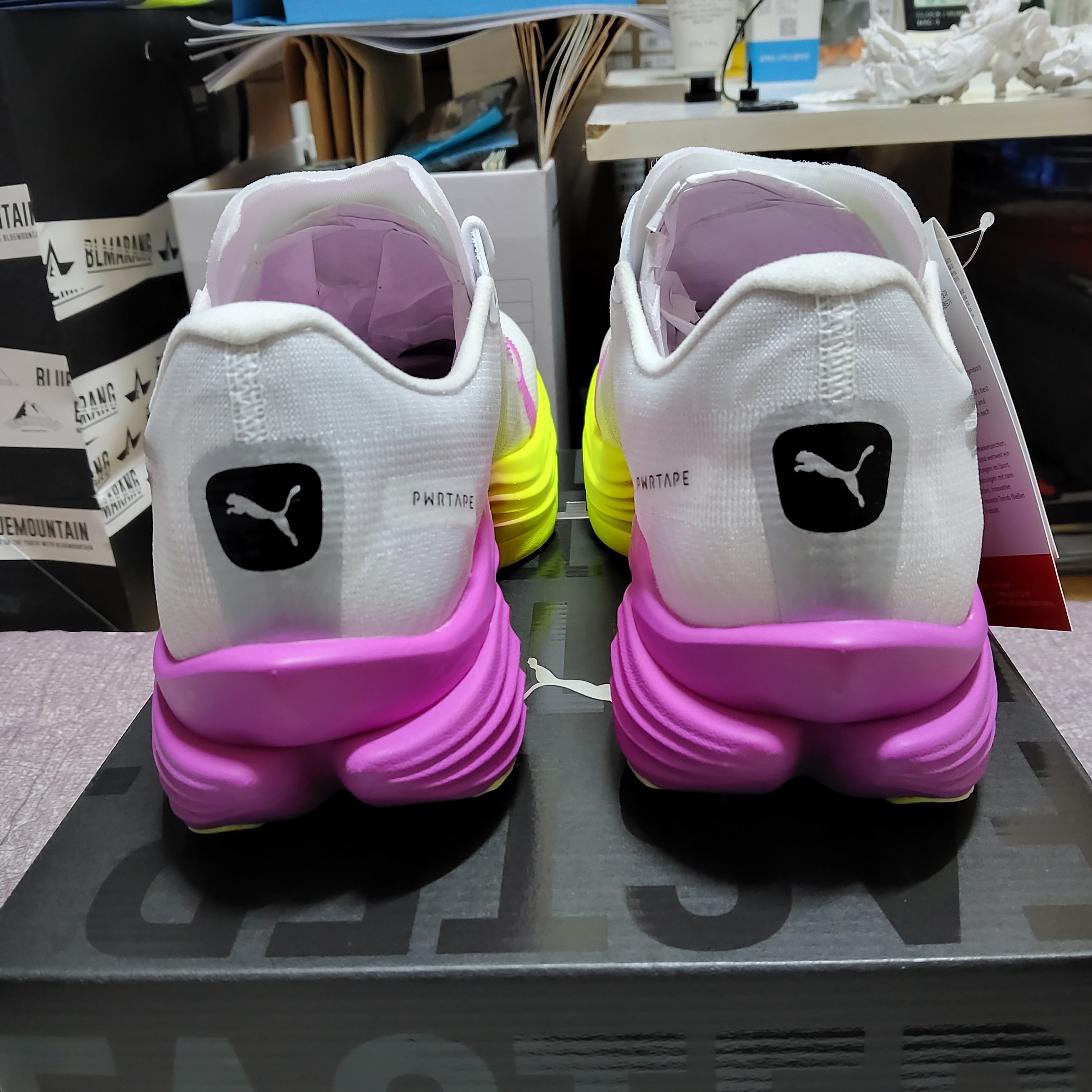 Puma Deviate Nitro Elite 3 White Pure Magenta 착용 스타일 - 8