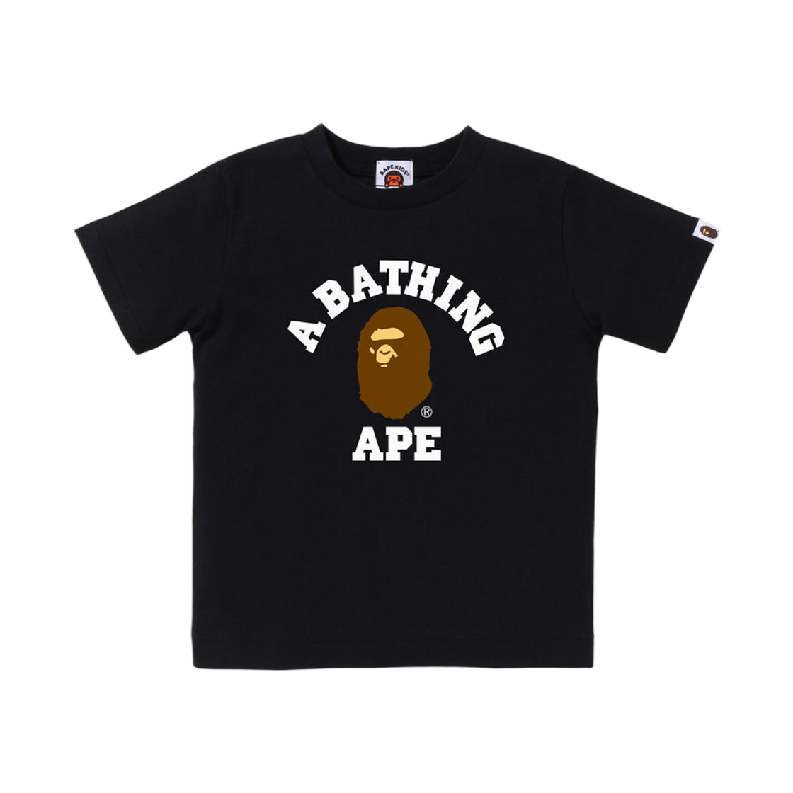 - (Kids) BAPE College T-Shirt Black