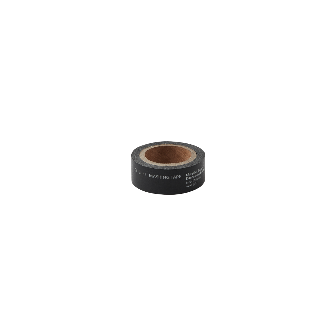 지비에이치 홈 마스킹 테이프 - Black (15mm)(GBH HOME Masking Tape Black 15mm) - 1