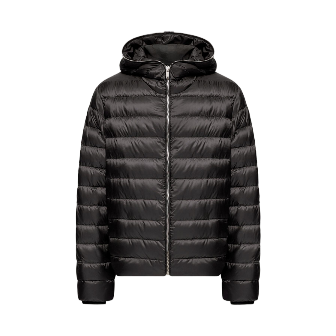 몽클레르 x 릭 오웬스 집락 후드 쇼트 다운 자켓 블랙 - 26SS(Moncler x Rick Owens Ziplock Hooded Short Down Jacket Black - 26SS)