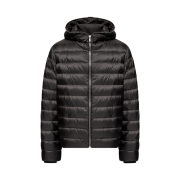 Moncler x Rick Owens Ziplock Hooded Short Down Jacket Black - 26SS