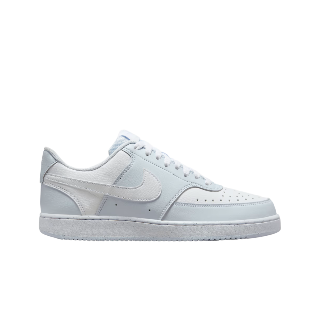 (W) 나이키 코트 비전 로우 넥스트 네이쳐 풋볼 그레이 화이트((W) Nike Court Vision Low Next Nature Football Grey White) - 1