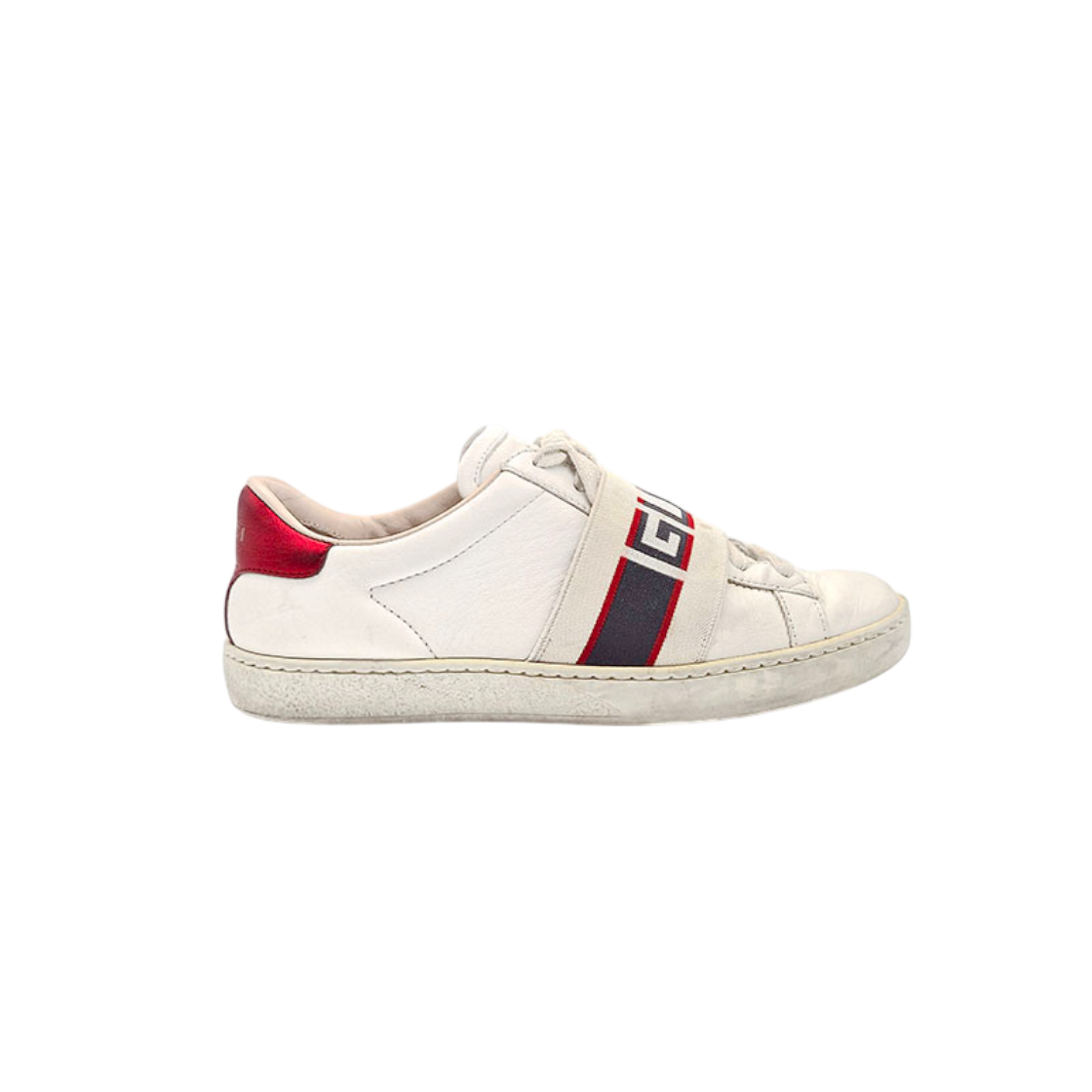 구찌 에이스 밴딩 스니커즈 (523469) L672035(Gucci Ace Banding Sneakers (523469) L672035)