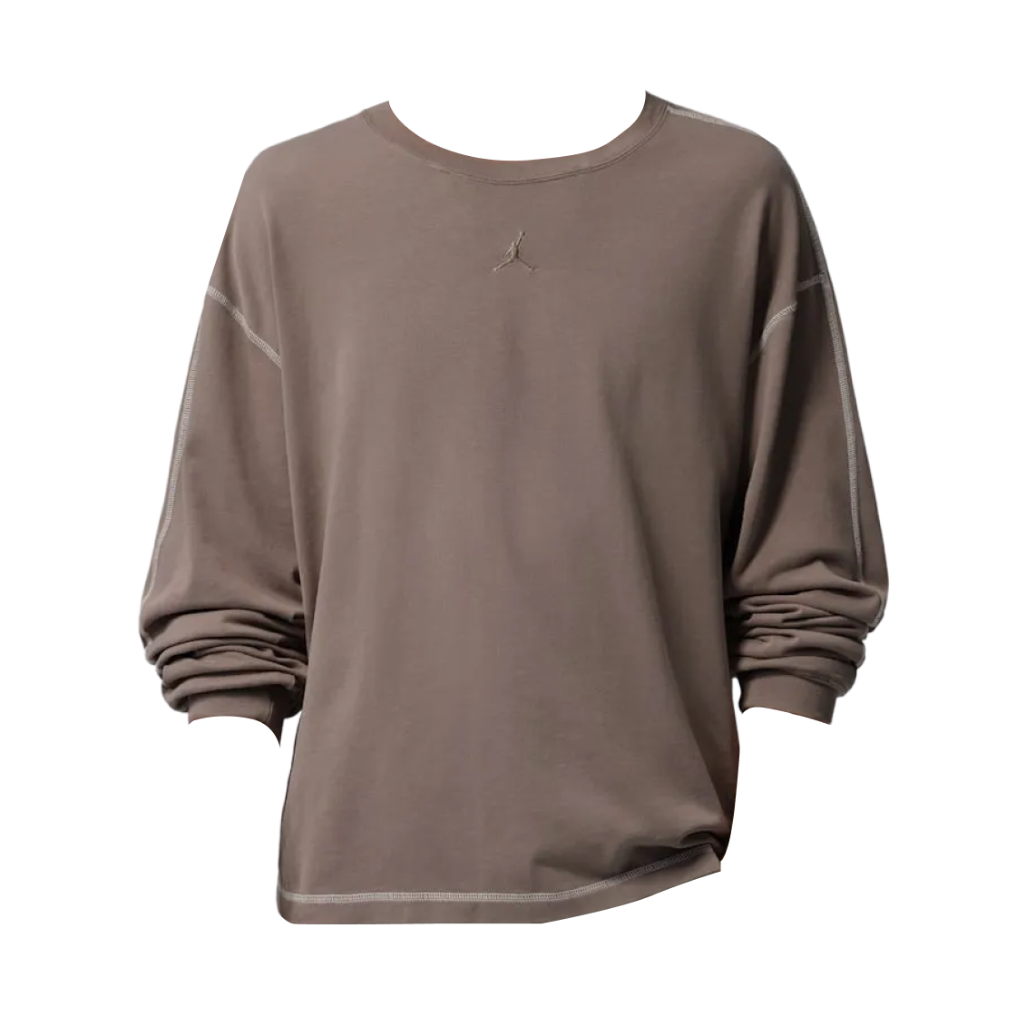 IF1829-040 Jordan Flight Heavyweight Long Sleeve Top Olive Grey Sail (IF1829-040)