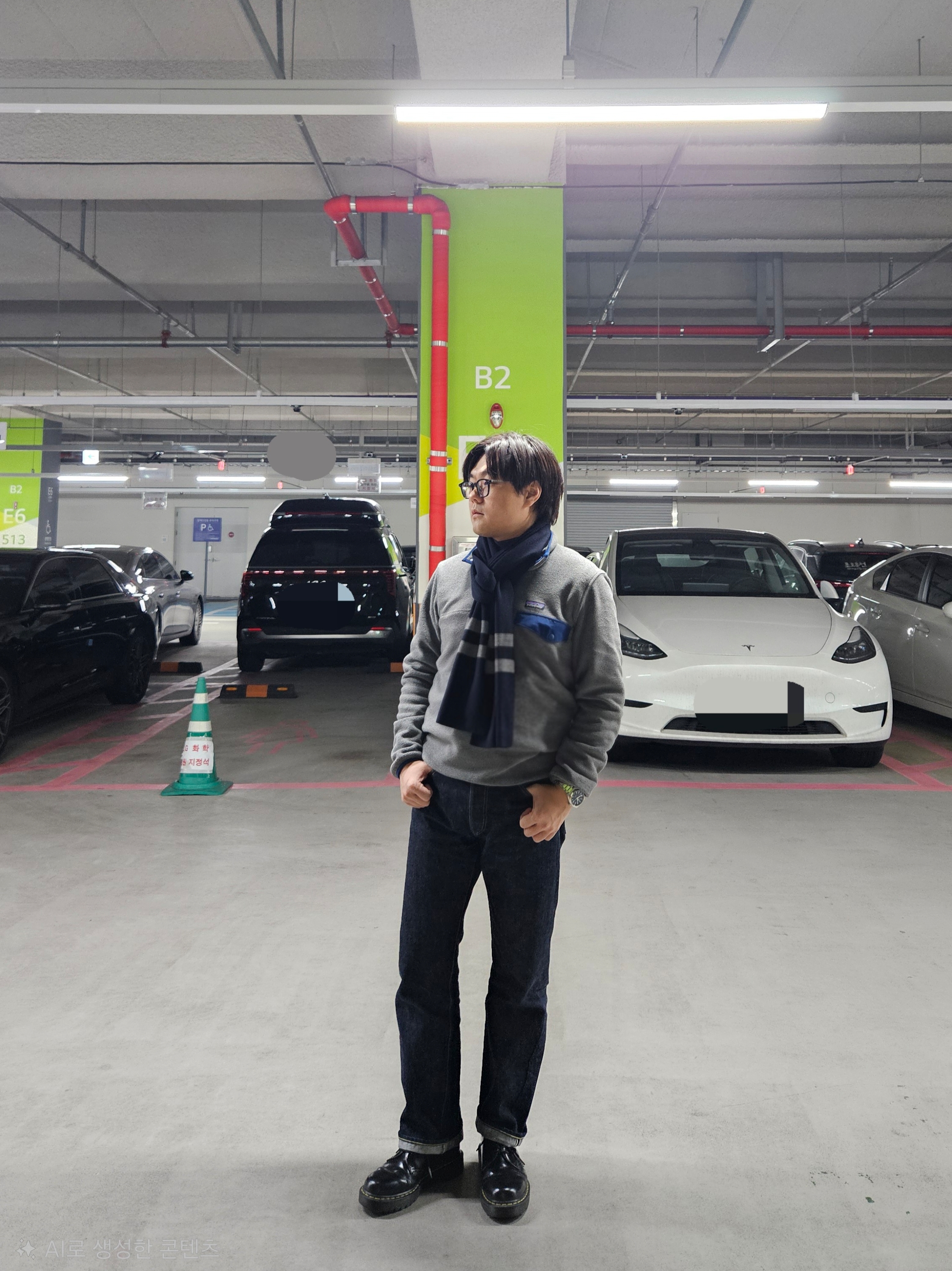 Patagonia Lightweight Synchilla Snap-T Fleece Pullover Nickel Blue, LVC 1947 501 Rigid Cotton Jean Dark Indigo 착용 스타일