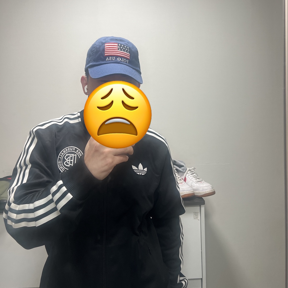 Adidas Germany 125th Anniversary Track Top Black - KR Sizing 착용 스타일 - 2