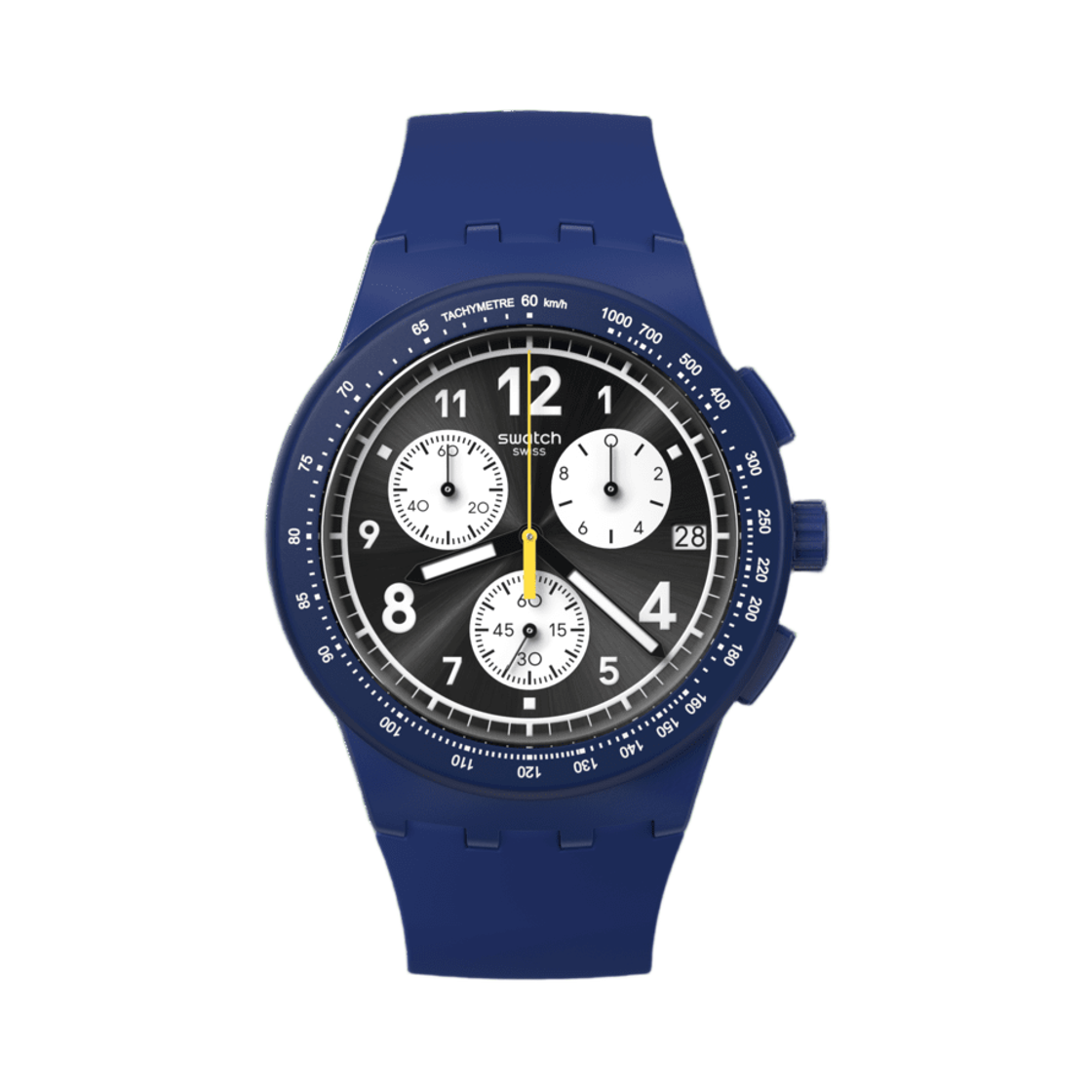 스와치 낫띵 베이직 어바웃 블루 42mm 쿼츠 블루(Swatch Nothing Basic About Blue 42mm Quartz Blue) - 1