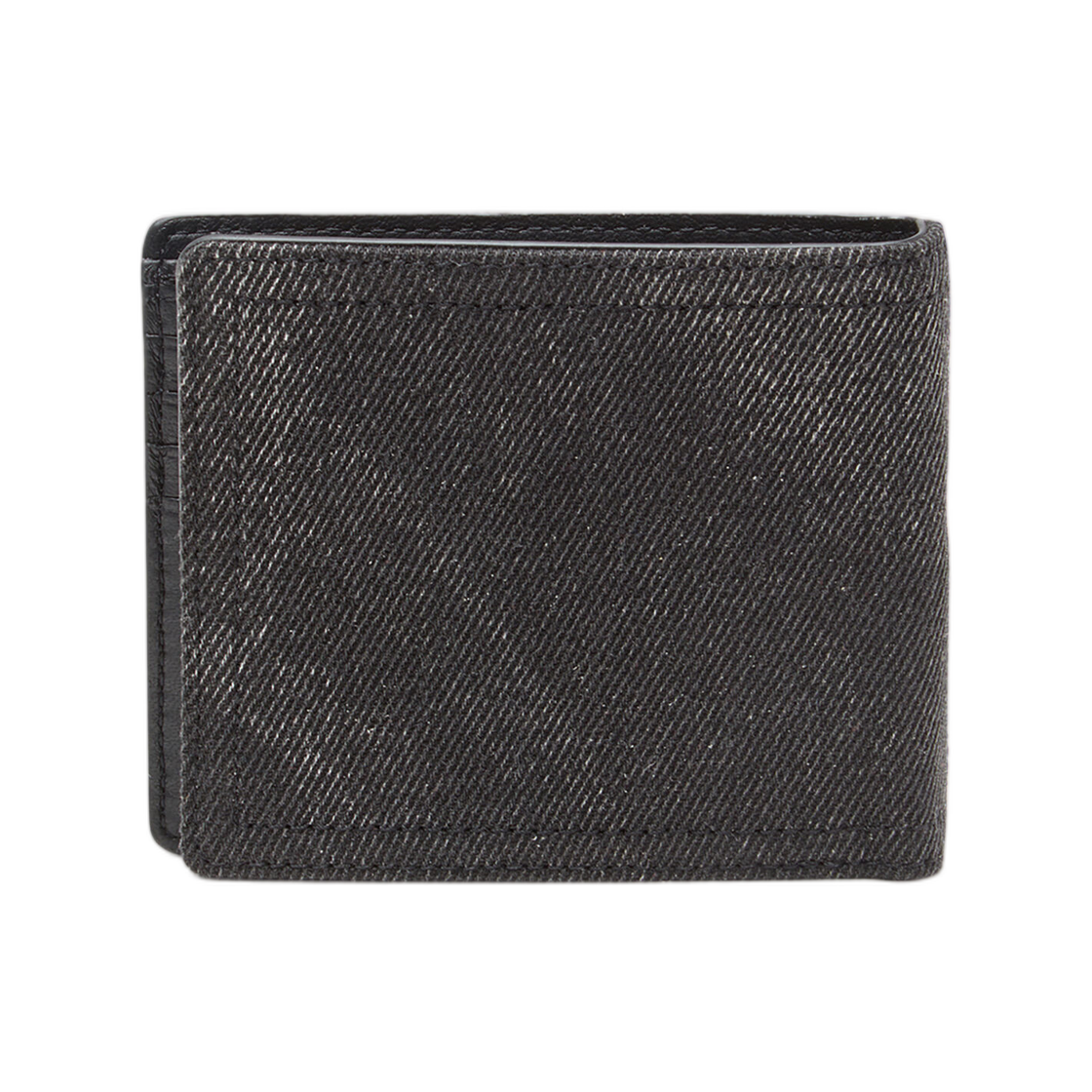 디젤 멀티 포켓 바이폴드 코인 S 3D 데님 월렛 로고 블랙(Diesel Multi-Pockets Bi Fold Coin S 3d Denim Wallet with Logo Black)