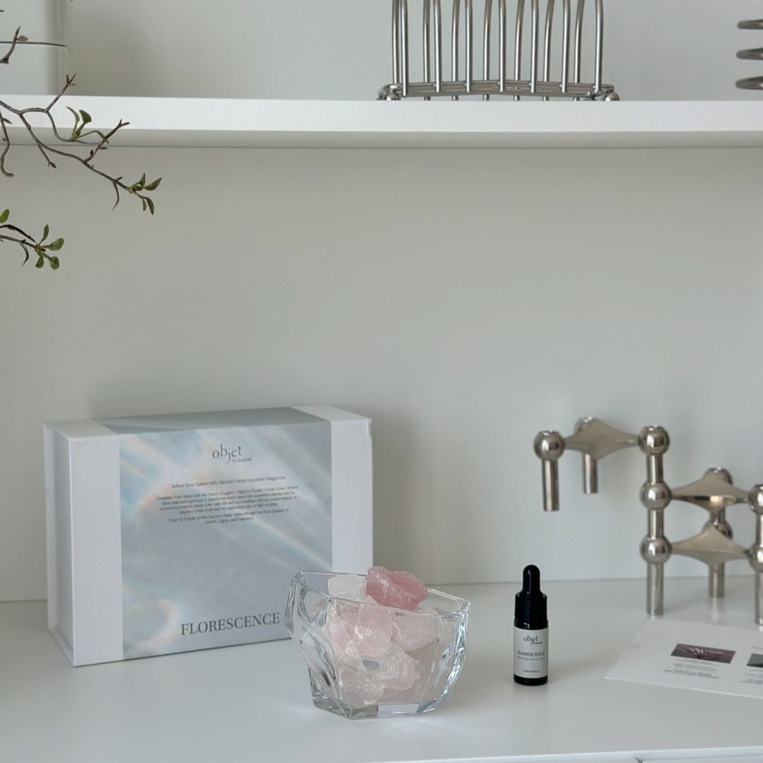 objet by kundal Perfume Crystal Stone Diffuser gift set 착용 스타일 - 2