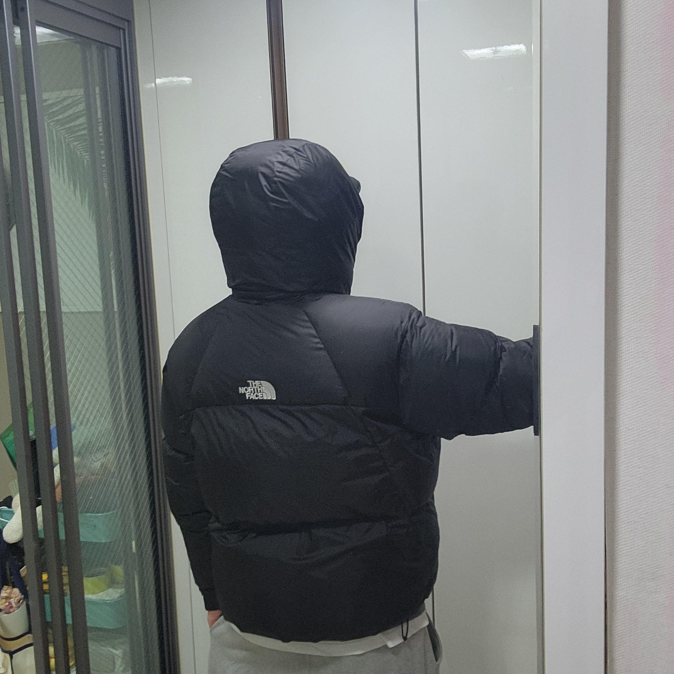 The North Face White Label Project Down Jacket RDS Black - 25FW 착용 스타일 - 4