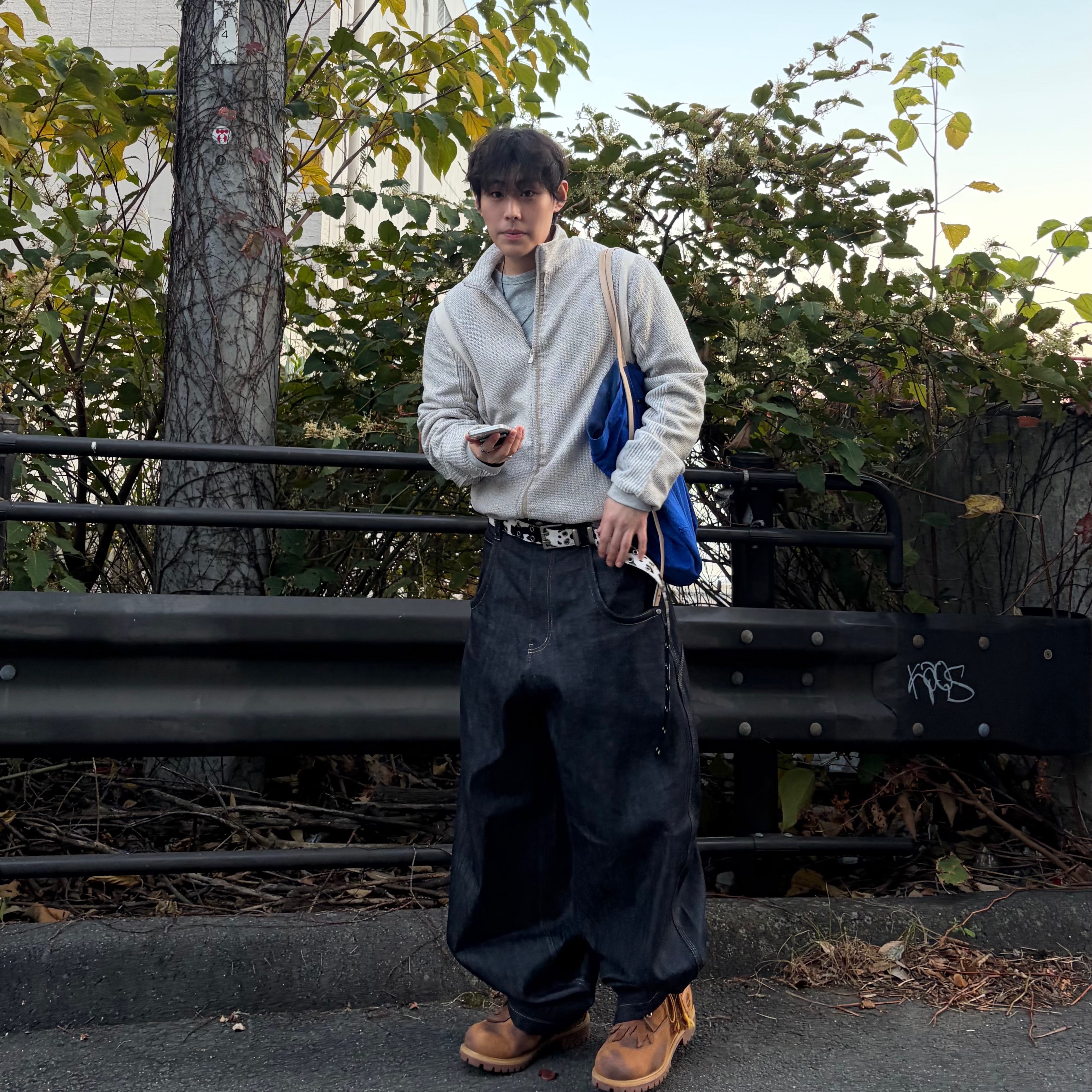 Timberland x Surgery 6 inch Boot Yellow - Wide, Kamien x MJD Double Hole Belt Oreo Calf Hair 착용 스타일