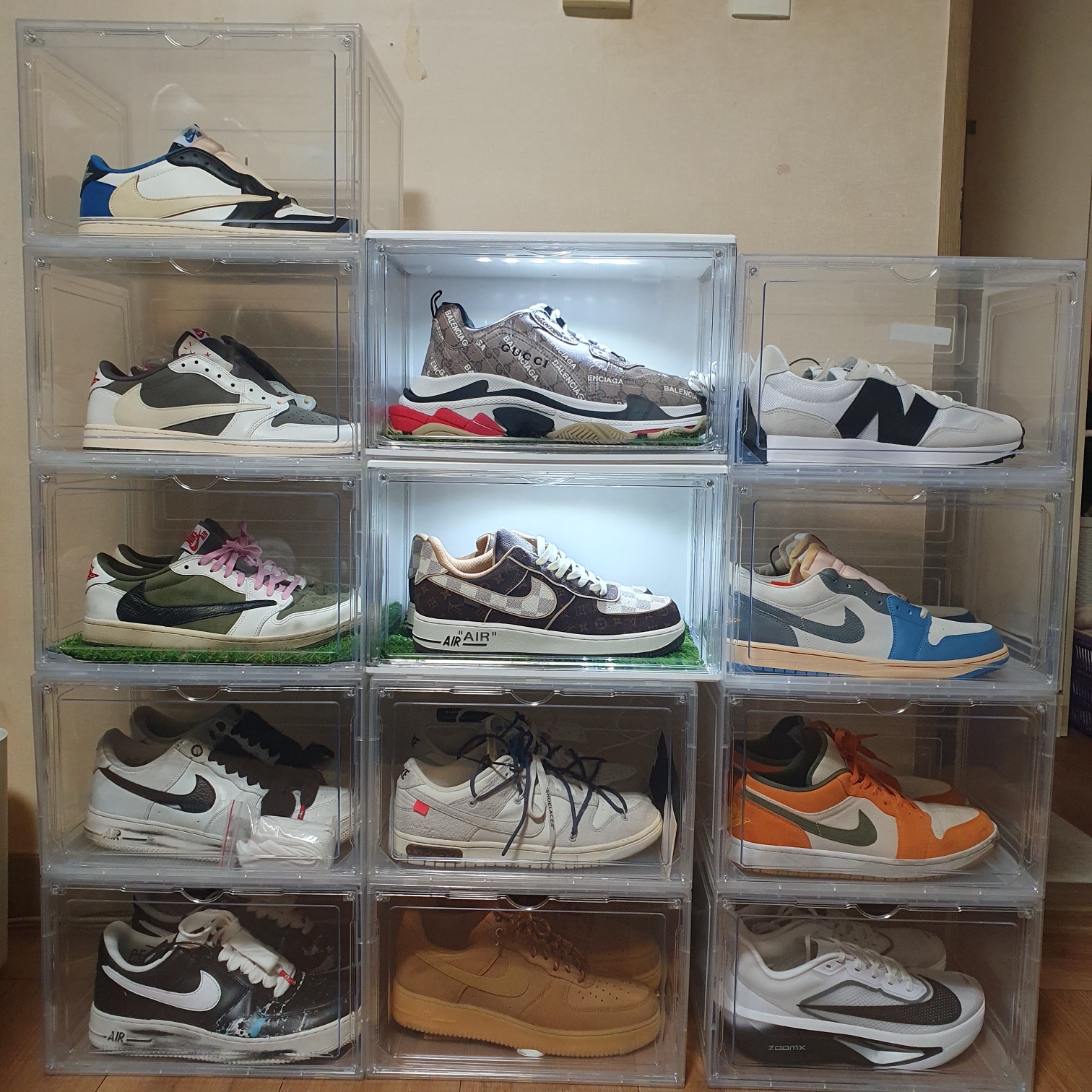 Nike Zoom Fly 6 White Smoke Grey, Nike Air Force 1 '07 WB Flax 착용 스타일